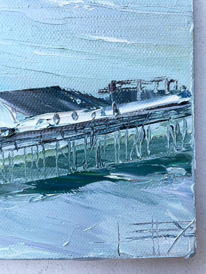 A Day in California by Lisa Elley |  Side View of Artwork 