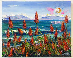 Original art for sale at UGallery.com | A Day in the Bay by Lisa Elley | $800 | oil painting | 16' h x 20' w | photo 3