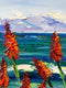 Original art for sale at UGallery.com | A Day in the Bay by Lisa Elley | $800 | oil painting | 16' h x 20' w | thumbnail 4