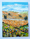 Original art for sale at UGallery.com | A Window to Wine Country by Lisa Elley | $375 | oil painting | 12' h x 9' w | thumbnail 3