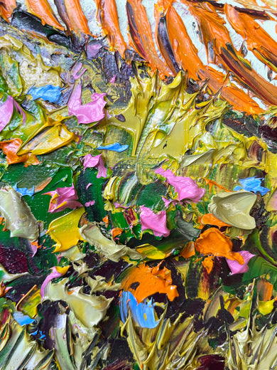 A Window to Wine Country by Lisa Elley |   Closeup View of Artwork 