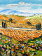 Original art for sale at UGallery.com | A Window to Wine Country by Lisa Elley | $375 | oil painting | 12' h x 9' w | thumbnail 1