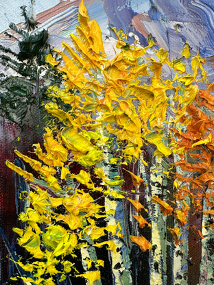 Aspen Dream by Lisa Elley |   Closeup View of Artwork 