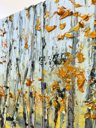 Aspen River by Lisa Elley |   Closeup View of Artwork 