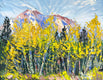 Original art for sale at UGallery.com | Aspen Serenity by Lisa Elley | $425 | oil painting | 11' h x 14' w | thumbnail 1