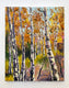 Original art for sale at UGallery.com | Aspens in the Fall by Lisa Elley | $700 | oil painting | 20' h x 16' w | thumbnail 3