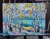 Original art for sale at UGallery.com | Autumn Dream by Lisa Elley | $350 | oil painting | 9' h x 12' w | thumbnail 3