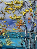 Original art for sale at UGallery.com | Autumn Dream by Lisa Elley | $350 | oil painting | 9' h x 12' w | thumbnail 4
