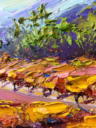 Original art for sale at UGallery.com | Autumn in Napa by Lisa Elley | $575 | oil painting | 16' h x 12' w | photo 4