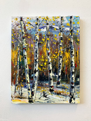 Original art for sale at UGallery.com | Forward to Fall by Lisa Elley | $525 | oil painting | 14' h x 11' w | photo 3