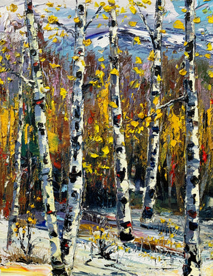 Original art for sale at UGallery.com | Forward to Fall by Lisa Elley | $525 | oil painting | 14' h x 11' w | photo 1