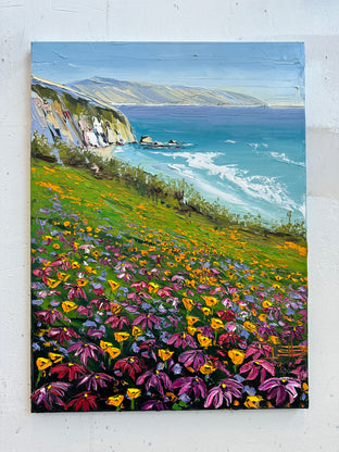 Bliss on the Coast by Lisa Elley |   Closeup View of Artwork 