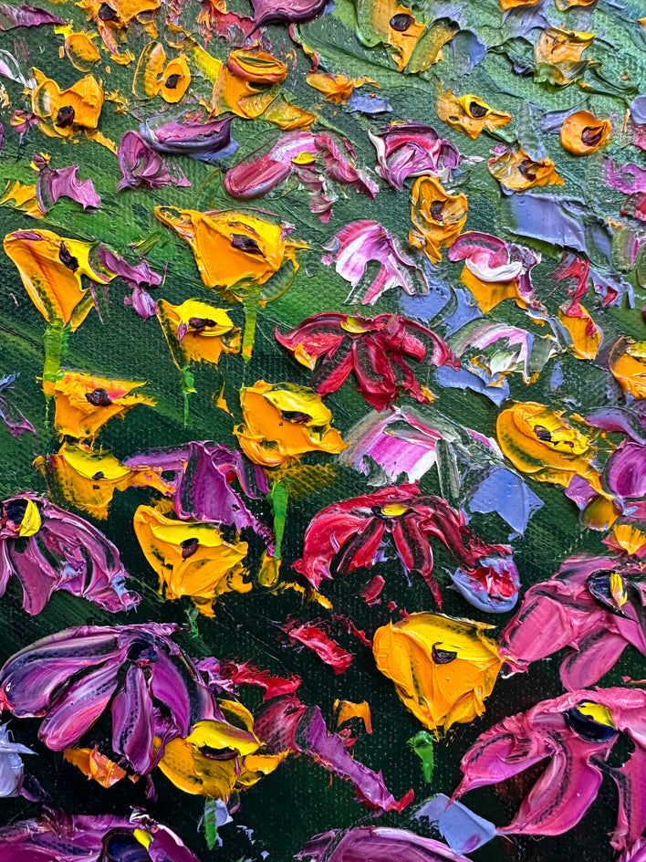 Bliss on the Coast by Lisa Elley |  Side View of Artwork 