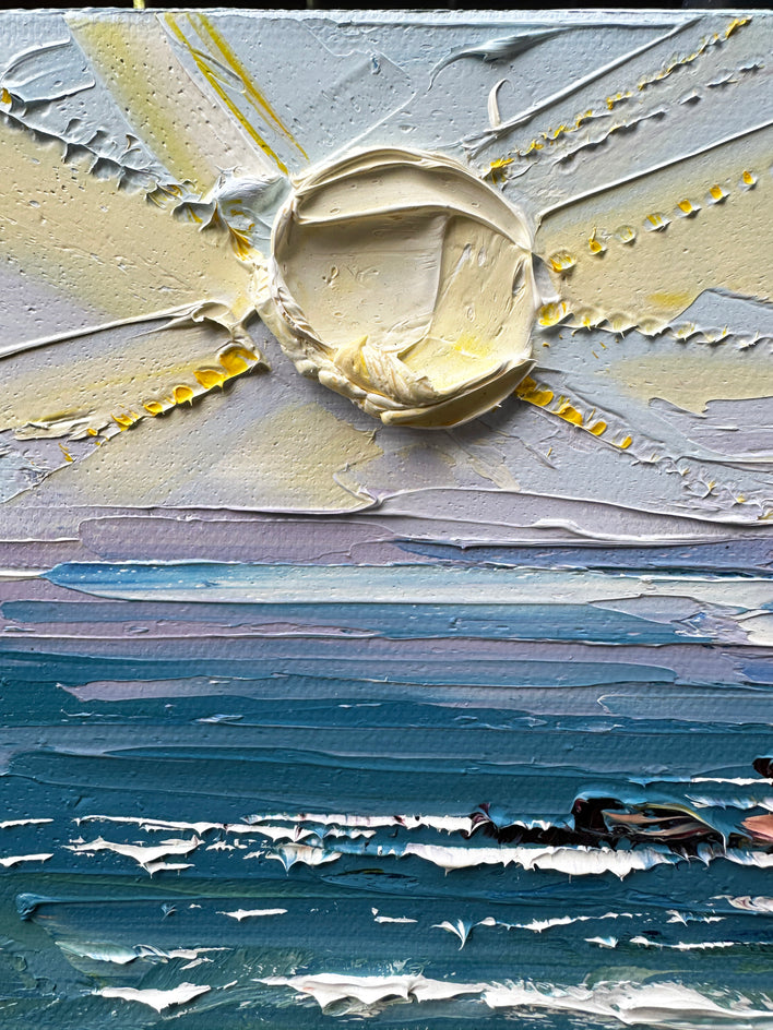 California Calm by Lisa Elley |  Closeup View of Artwork 