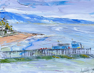 Original art for sale at UGallery.com | Capitola Morning by Lisa Elley | $475 | oil painting | 11' h x 14' w | photo 1