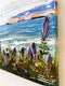 Original art for sale at UGallery.com | Carmel Beach by Lisa Elley | $375 | oil painting | 9' h x 12' w | thumbnail 2