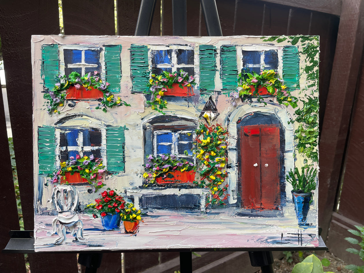 Champaigne Wishes by Lisa Elley |  Closeup View of Artwork 