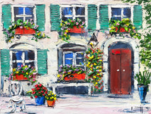 Original art for sale at UGallery.com | Champaigne Wishes by Lisa Elley | $475 | oil painting | 11' h x 14' w | thumbnail 1