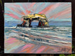 Original art for sale at UGallery.com | Coastal Reflections by Lisa Elley | $475 | oil painting | 12' h x 16' w | thumbnail 4
