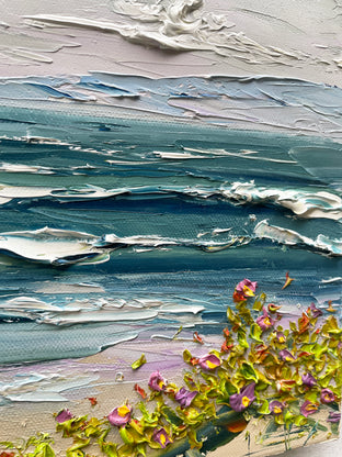 Coastal Spring by Lisa Elley |   Closeup View of Artwork 