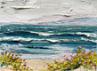 Original art for sale at UGallery.com | Coastal Spring by Lisa Elley | $375 | oil painting | 9' h x 12' w | thumbnail 1