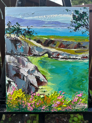 Colorful Coast by Lisa Elley |  Context View of Artwork 
