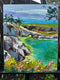 Original art for sale at UGallery.com | Colorful Coast by Lisa Elley | $300 | oil painting | 10' h x 8' w | thumbnail 3