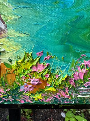 Colorful Coast by Lisa Elley |   Closeup View of Artwork 