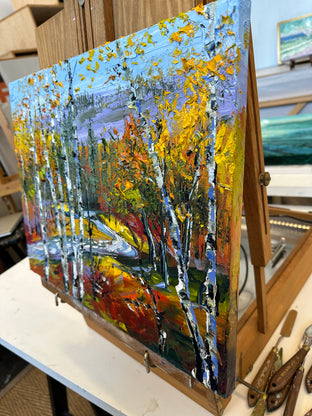 Original art for sale at UGallery.com | Colorful Symphony by Lisa Elley | $550 | oil painting | 14' h x 18' w | photo 2