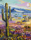 Original art for sale at UGallery.com | Desert Bloom by Lisa Elley | $675 | oil painting | 16' h x 12' w | thumbnail 1