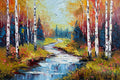 Original art for sale at UGallery.com | Fall Enchantment by Lisa Elley | $875 | oil painting | 20' h x 30' w | thumbnail 1