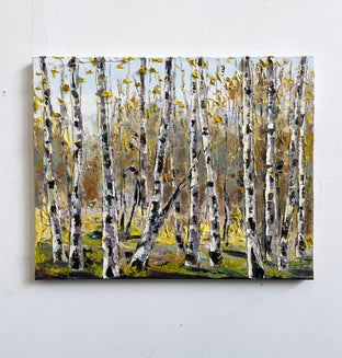 Fall to Autumn by Lisa Elley |  Side View of Artwork 