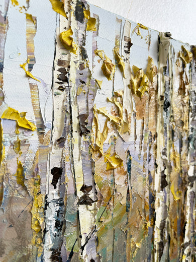 Fall to Autumn by Lisa Elley |   Closeup View of Artwork 