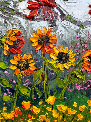 Garden Reverie by Lisa Elley |   Closeup View of Artwork 