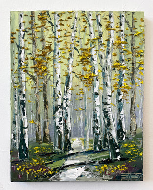 Golden Fall by Lisa Elley |  Context View of Artwork 