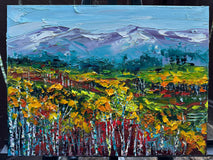 Original art for sale at UGallery.com | Hues of Fall by Lisa Elley | $475 | oil painting | 12' h x 16' w | thumbnail 4