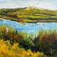 Original art for sale at UGallery.com | Autumn With Monet by Lisa Elley | $425 | oil painting | 12' h x 12' w | thumbnail 1