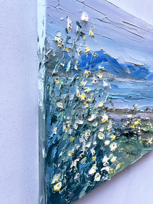 Original art for sale at UGallery.com | Monet's Muse by Lisa Elley | $575 | oil painting | 12' h x 16' w | photo 2