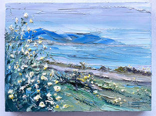 Original art for sale at UGallery.com | Monet's Muse by Lisa Elley | $575 | oil painting | 12' h x 16' w | photo 3