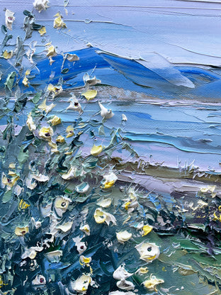 Original art for sale at UGallery.com | Monet's Muse by Lisa Elley | $575 | oil painting | 12' h x 16' w | photo 4