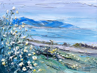 Original art for sale at UGallery.com | Monet's Muse by Lisa Elley | $575 | oil painting | 12' h x 16' w | photo 1