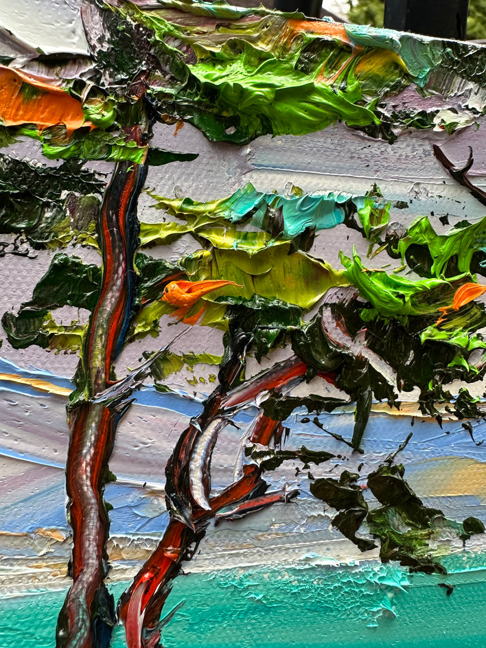 Monterey Magic by Lisa Elley |  Closeup View of Artwork 