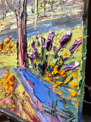 Napa Valley with Monet by Lisa Elley |  Side View of Artwork 