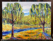 Original art for sale at UGallery.com | Napa Valley with Monet by Lisa Elley | $800 | oil painting | 14' h x 18' w | thumbnail 3