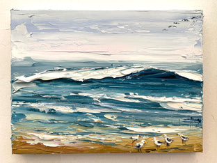 Pebble Beach with Monet by Lisa Elley |  Context View of Artwork 