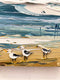 Original art for sale at UGallery.com | Pebble Beach with Monet by Lisa Elley | $375 | oil painting | 9' h x 12' w | thumbnail 4