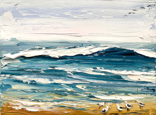 Pebble Beach with Monet by Lisa Elley |  Artwork Main Image 