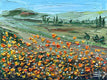 Original art for sale at UGallery.com | Poppy Bloom by Lisa Elley | $325 | oil painting | 9' h x 12' w | thumbnail 1