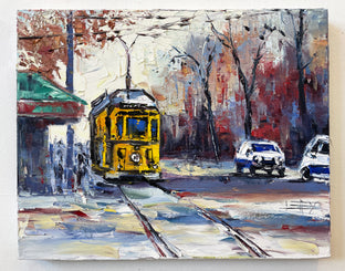 Original art for sale at UGallery.com | San Francisco by Lisa Elley | $800 | oil painting | 16' h x 20' w | photo 3