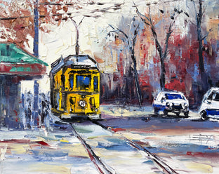 Original art for sale at UGallery.com | San Francisco by Lisa Elley | $800 | oil painting | 16' h x 20' w | photo 1